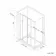 London Brushed Brass 6mm Sliding Shower Enclosure 1200x760mm