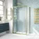 London Brushed Brass 6mm Pivot Shower Enclosure 1000x800mm