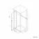 London Brushed Brass 6mm Pivot Shower Enclosure 1000x800mm