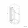 London Brushed Brass 6mm Bifold Shower Enclosure 900x700mm