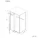 Cologne Brushed Copper Easy Clean 8mm Hinged Shower Enclosure 1800x700mm