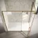 Cologne Brushed Copper Easy Clean 8mm Hinged Shower Enclosure 1800x800mm
