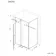 Cologne Brushed Copper Easy Clean 8mm Hinged Shower Enclosure 1800x800mm