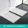 Berlin Rectangular Matt White Slate Effect SMC Composite Shower Tray 1700x800mm