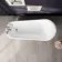 Highbury 1550mm Roll Top Slipper Bath - White Ball Feet