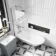 Abingdon 1500mm Roll Top Shower Bath - Chrome Claw Feet & 6mm Easy Clean Screen With Rail