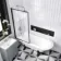 Abingdon 1700 Roll Top Shower Bath - Black Claw Feet & 6mm Easy Clean Matt Black Framed Screen