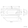 Stafford 1700x700 Shower Bath & 4mm Matt Black Screen with Rail