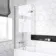 Stafford 1600x700 Round Shower Bath & 6mm Easy Clean Screen