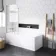 Stafford 1700x700 Round Shower Bath & 6mm Easy Clean Screen
