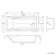 Hereford 1800x800 Square Shower Bath & 6mm Easy Clean Screen