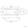 Hereford 1600x700 Square Shower Bath & 6mm Easy Clean Screen with Rail