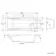 Hereford 1700x700 Square Shower Bath & 6mm Easy Clean Screen with Rail