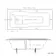 Dover 1600x750 Keyhole Shower Bath & 6mm Easy Clean Brushed Brass Framed Bath Screen