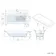 Witney 1700x700 Square Shower Bath & 6mm Easy Clean Matt Black Bath Screen