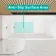 Witney 1700x700 Square Shower Bath & 6mm Easy Clean Brushed Brass Bath Screen