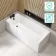 Witney 1700x700 Square Single Ended Bath