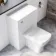 Harper Gloss White Back To Wall Unit And Atlanta Toilet