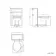 Bermuda Traditional Dove Grey Slimline Back To Wall Unit and Hudson Toilet with Wooden Seat