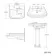 Hudson Traditional High-Level Toilet With Dove Grey Seat & Pedestal Basin - Double Tap Hole