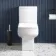 Portland Fully Back to Wall Close Coupled Toilet With Soft Close Seat