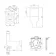 Portland Comfort Height Close Coupled Toilet With Soft Close Slim Seat