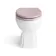 Hudson Traditional Back To Wall Toilet With Cashmere Pink Wooden Seat