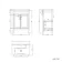 Bermuda Dove Grey Basin Vanity 600mm