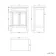 Bermuda Dove Grey Vanity With Curved Counter Top Basin 600mm