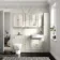 Monaco Chalk White Combination Vanity Basin and Seattle Toilet 1500mm