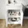 Trent Gloss White Basin Vanity 600mm