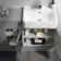 Harper Stone Grey Combination Vanity Basin and Miami Toilet 1500mm