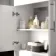 Avon Gloss White Vanity with Curved Counter Top Basin 600mm