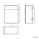 Harper Gloss White Combination Vanity Basin and Atlanta Toilet 1200mm