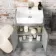 Harper Stone Grey Vanity with Semi Recessed Basin 500mm