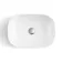Bermuda Chalk White Vanity with Marble Top & Curved Counter Top Basin 800mm