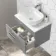 Avon Stone Grey Wall Hung Drawer with Marble Top 600mm - Excludes Counter Top Basin