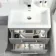 Avon Stone Grey Basin Vanity Drawer and Back To Wall Unit 1100mm - Right Handed