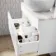 Trent Gloss White Wall Hung Drawer 800mm with Marble Top 800mm - Excludes Counter Top Basin