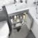Trent Stone Grey Combination Vanity Basin and Miami Toilet 1100mm
