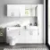Harper Gloss White Combination Vanity Basin with Marble Top & Miami Toilet 1500mm