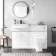 Foster Gloss White Back To Wall Unit and Atlanta Toilet