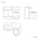 Foster Stone Grey Combination Vanity Basin and Seattle Toilet 1200mm - Left Handed