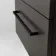 Elba Graphite Grey Wall Hung Drawer 600mm Excludes Counter Top Basin - Black Accents