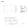 Bali Gloss White Wall Hung Basin Drawer Vanity 1000mm