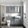 Monaco Dove Grey Combination Vanity Basin and Seattle Toilet 1500mm