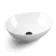 Avon Gloss White Wall Hung Drawer Vanity with Oval Counter Top Basin 600mm - Black Accents