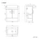 Harper Gloss White Vanity with Semi Recessed Basin 600mm - Black Accents