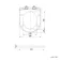 Harper Charcoal Elm Combination Vanity Basin with Marble Top & Miami Toilet 1200mm - Black Accents