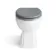 Monaco Dove Grey Combination Vanity Traditional Basin and Hudson Toilet with Wooden Seat 1200mm